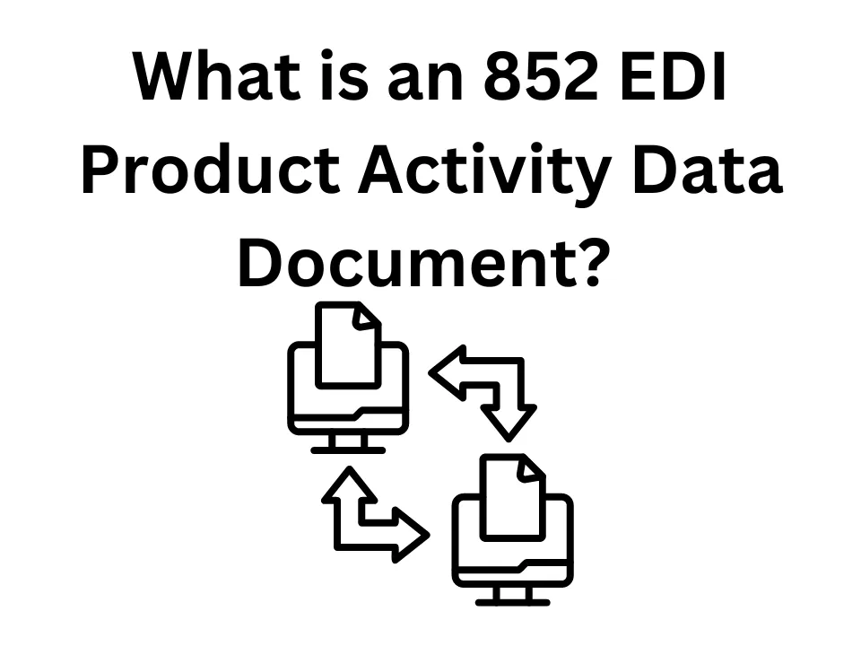 What is an 852 EDI Product Activity Data Document?