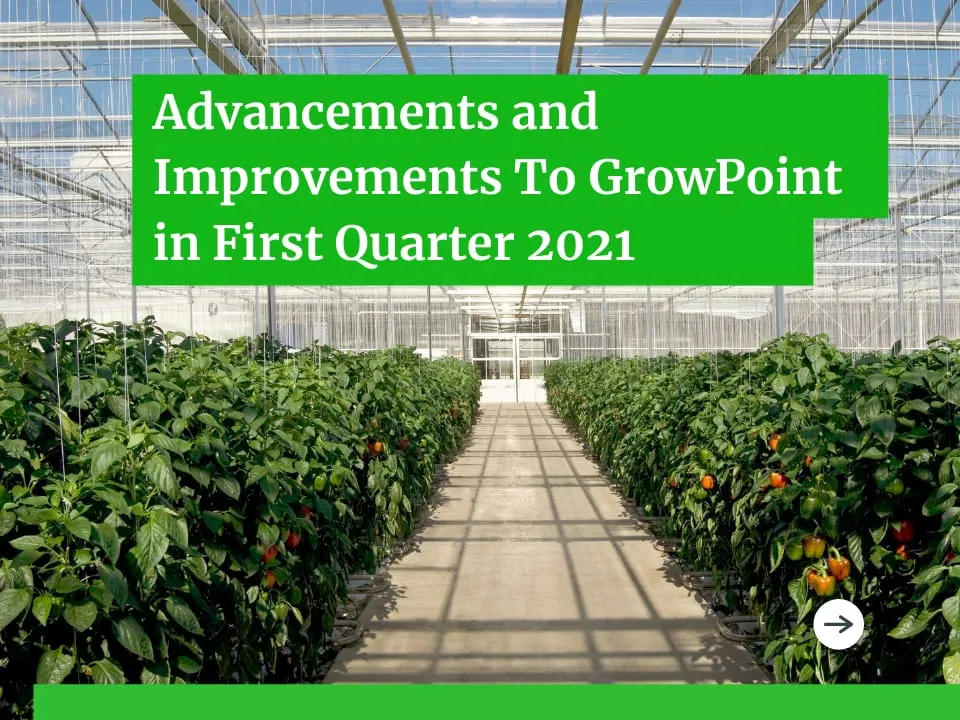 Advancements and Improvements To GrowPoint in First Quarter 2021
