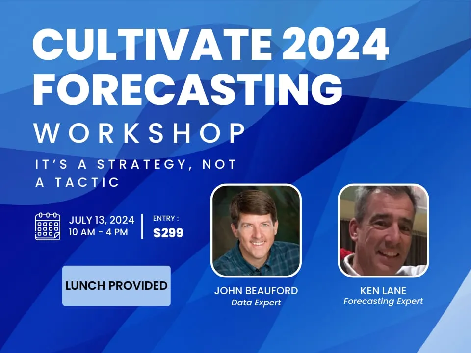 Cultivate ’24 – Forecasting Workshop Announcement
