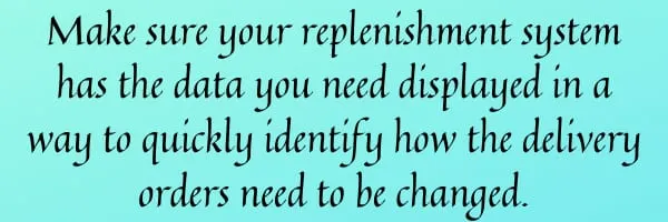 Make Sure Replenishment