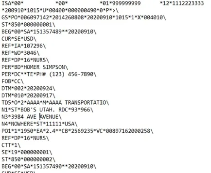 grower edi data